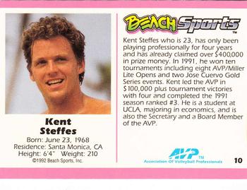 1992 Beach Sports #10 Kent Steffes Back